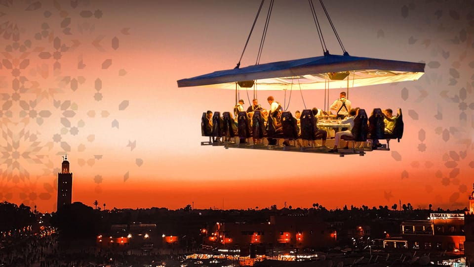 Dinner in the Sky Marrakech - Elevate your senses