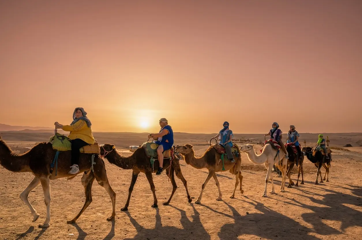 Camel Ride Marrakech, agafay camel ride